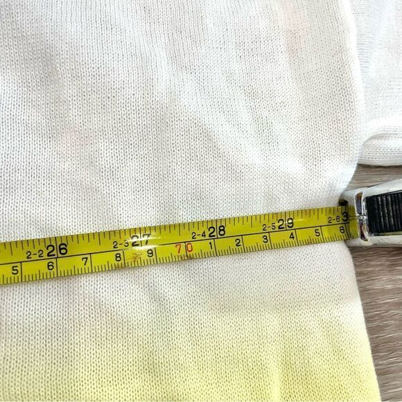 MarlaWynne Boxy Dip Dye Pullover Lightweight Cotton T-shirt Oversized Summer Top - Picture 7 of 10